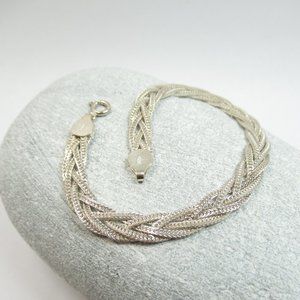 Braided Sterling Bracelet